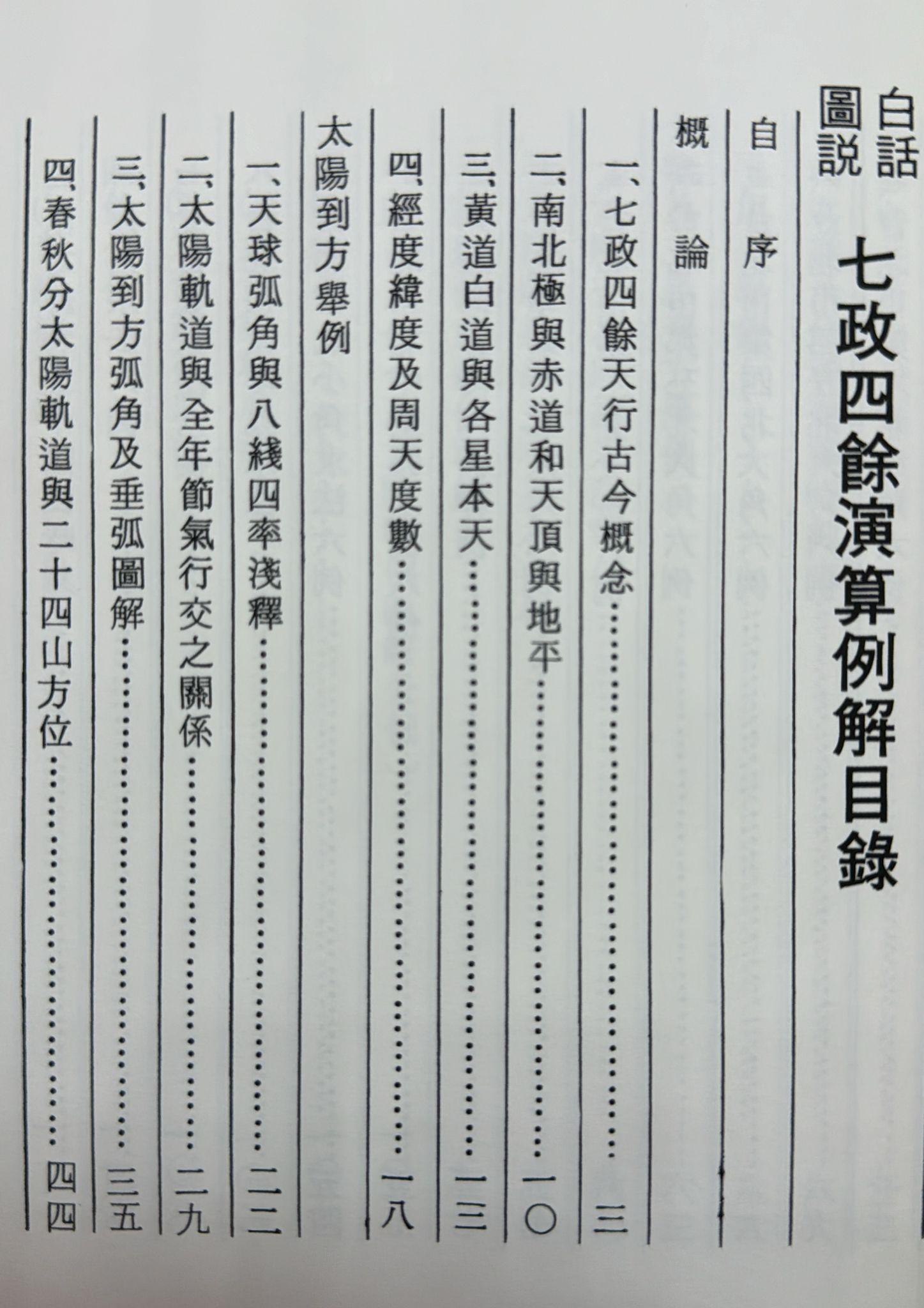 七政四餘演算例解《POD》